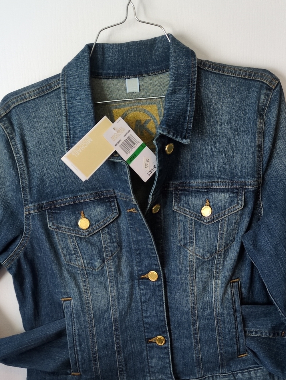 Michael Kors Women's Jean Jacket New With Tags - Picture 7 of 10